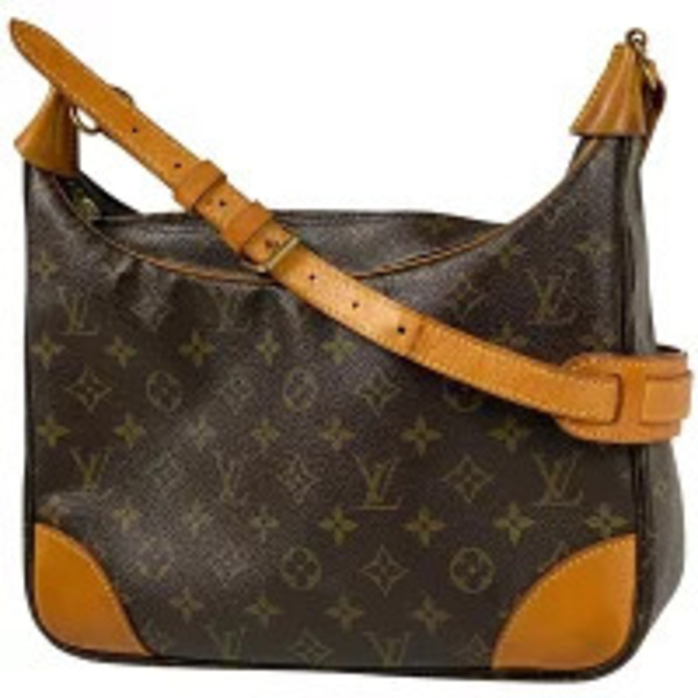 Louis Vuitton Boulogne Shoulder Bag Monogram Brown